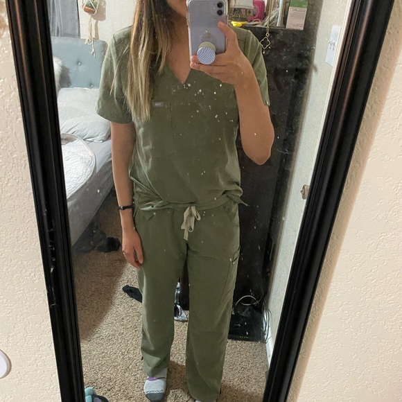 Figs Other - Figs scrubs heather olive